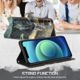 Peňeženkové 3D puzdro PAINTING pro Samsung Galaxy A34 5G - Kočka a tygr