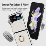 Ring Holder kryt V-shaped Samsung Galaxy Z Flip4 - Bílá