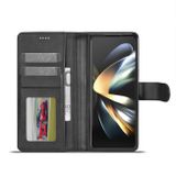 Peněženkové kožené pouzdro LC.IMEEKE Calf pro Samsung Galaxy Z Fold5 - Černá