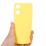 Pryžový kryt Pure Color na Oppo A58 5G - Žlutá