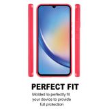Gumový kryt GOOSPERY pro Samsung Galaxy A34 5G - Růžově červená
