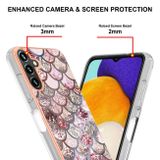 Gumový kryt pro Samsung Galaxy A34 5G - Růžové šupiny