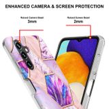 Gumový kryt ELECTROPLATING pro Samsung Galaxy A34 5G - Světle fialová