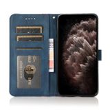 Peněženkové kožené pouzdro DUAL-COLOR pro Samsung Galaxy A04s / A14 4G/5G - Červenomodrá