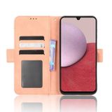Peněženkové kožené pouzdro Calf Slots pro Samsung Galaxy A24 - Růžová