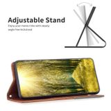 Peněženkové kožené pouzdro Prismatic na Samsung Galaxy A24 - Hnědá