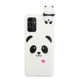 Gumový kryt SHOCKPROOF pro Samsung Galaxy A14 4G/5G - Bílá panda