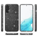 Gumový Glitter kryi pro Samsung Galaxy A34 5G - Černá