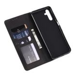 Peněženkové kožené pouzdro EMBOSSED pro Samsung Galaxy A34 5G - Černá