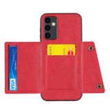 Gumový kryt DOUBLE BUCKLE pro Samsung Galaxy A34 5G - Červená