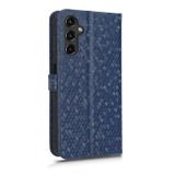 Peněženkové kožené pouzdro Honeycomb pro Samsung Galaxy A24 - Modrá