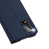 Peňaženkové kožené puzdro na Xiaomi Mi 10 Lite Zoom - blue
