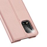 Peněženka kožené pouzdro pro Xiaomi Mi 10 Lite Zoom - růžové zlato