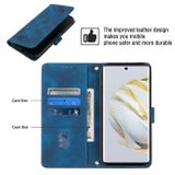 Peněženkové kožené pouzdro SKIN-FEELpro Huawei Nova 10 - Modrá