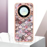 Pryžový kryt IMD pro Honor Magic5 Lite - Pink Scales