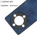Kožený kryt Sewing na Honor Magic5 Lite - Modrá