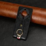 Kožený kryt Wristband na Honor Magic5 Lite - Černá