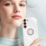 Ring Holder kryt XINLI pro Samsung Galaxy S24 Plus 5G - Třešňová fialová