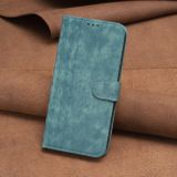 Peněženkové kožené pouzdro Plaid pro Samsung Galaxy A24 - Zelená