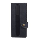 Peněženkové kožené pouzdro ViLi Flip na Samsung Galaxy Z Fold4 - Černá