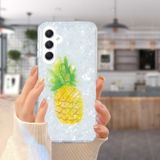 Pryžový kryt Shell Pattern pro Samsung Galaxy A24 - Pineapple
