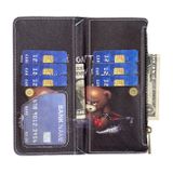 Peněženkové kožené pouzdro na iPhone 15 Pro Max - Bear