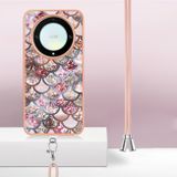 Pryžový kryt 2v1 IMD pro Honor Magic5 Lite - Pink Scales