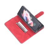 Peněženkové kožené pouzdro AZNS Dream pro Samsung Galaxy Z Fold5 - Červená