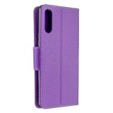 Peňaženkové kožené puzdro na Sony Xperia L4 - Purple