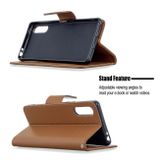 Peňaženkové kožené puzdro na Sony Xperia L4 - Brown