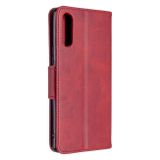 Peňaženkové kožené puzdro na Sony Xperia L4 - Lambskin red