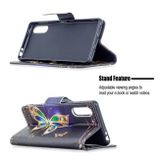 Peňaženkové kožené puzdro na Sony Xperia L4 - Big Buttefly