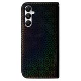 Peněženkové kožené pouzdro Colorful Magnetic pro Samsung Galaxy A05s - Černá