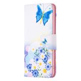 Peněženkové kožené pouzdro pro Samsung Galaxy A25 5G - Butterfly Love