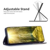 Peněženkové kožené pouzdro Rhombus pro Samsung Galaxy S24 Plus 5G - Modrá