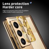Plastový kryt Magnetic Shell pro Samsung Galaxy Z Fold5 - Zlatá