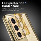 Plastový kryt Magnetic Shell pro Samsung Galaxy Z Fold5 - Šampaňské zlato