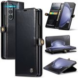 Multifunkční peněženkové pouzdro CaseMe Crazy Horse pro Samsung Galaxy Z Fold5 - Černá