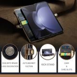 Multifunkční peněženkové pouzdro CaseMe Crazy Horse pro Samsung Galaxy Z Fold5 - Kávová