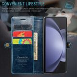 Multifunkční peněženkové pouzdro CaseMe Crazy Horse pro Samsung Galaxy Z Fold5 - Modrá