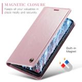 Peněženkové kožené pouzdro CaseMe Business pro Samsung Galaxy S23 FE - Růžová