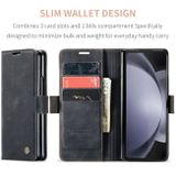 Multifunkční peněženkové pouzdro CaseMe Retro pro Samsung Galaxy Z Fold5 - Černá