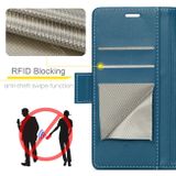 Peněženkové kožené pouzdro CaseMe Anti-Theft pro Samsung Galaxy Z Fold5 - Modrá