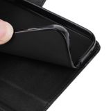Peněženkové kožené pouzdro Classic Calf Texture pro Samsung Galaxy A05s - Černá