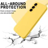 Pryžový kryt Pure Color pro Samsung Galaxy S23 FE - Žlutá