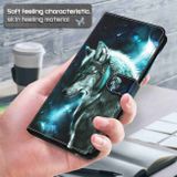 Peněženkové 3D pouzdro Painting pro Samsung Galaxy S24 Plus 5G - Wolf