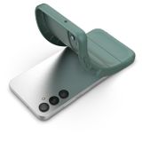 Pryžový kryt Magic Shield pro Samsung Galaxy A05s - Tmavě zelená