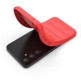 Pryžový kryt Magic Shield pro Galaxy A35 5G - Červená