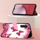Peněženkové 3D pouzdro pro Samsung Galaxy A24/A25 5G - Rose Butterfly