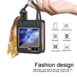 Kožený kryt Handbag Samsung Galaxy Z Flip 5 - Černá